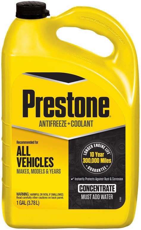 prestone radiator coolant|Antifreeze + Coolant